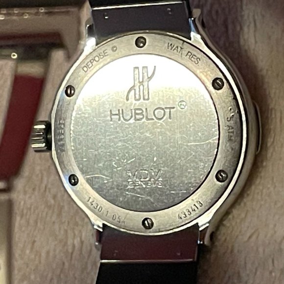 ❌SOLD❌  Rare HUBLOT MDM Depose Mother of Pearl Diamond Watch - Picture 14 of 16